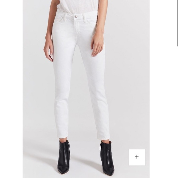 Current/Elliott The Stiletto Style Jeans Clean White - Picture 3 of 11